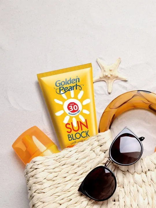 غولدن بيرل واقي شمس SPF 30 – حماية ثلاثية من UVA وUVB والضوء الأزرق