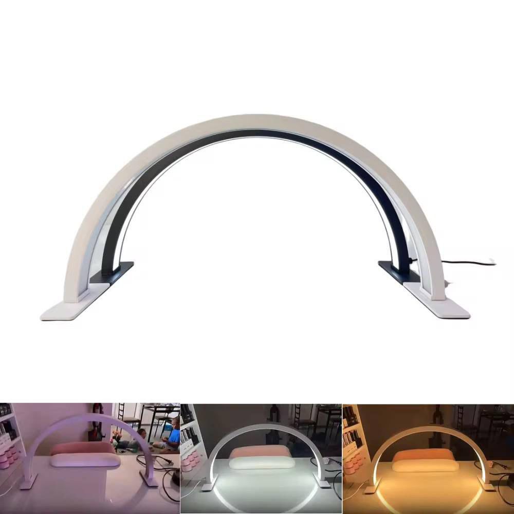 مصباح LED قوسي نصف القمر للأظافر والتجميل