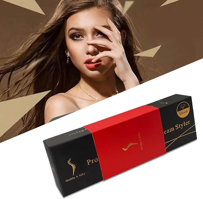 مسوّي شعر بالبخار Healthy & Silky – حرارة 450°F لشعر ناعم ولامع