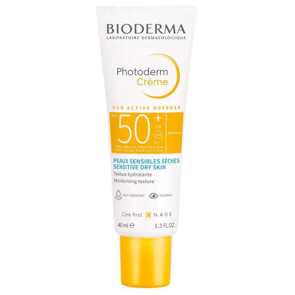 بيوديرما فوتوديرم كريم واقي شمس SPF50+ للبشرة الحساسة والجافة 40مل