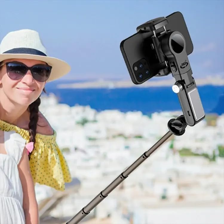 حامل جوال 360 درجة مع عصا سيلفي وحامل ثلاثي قابل للطي
