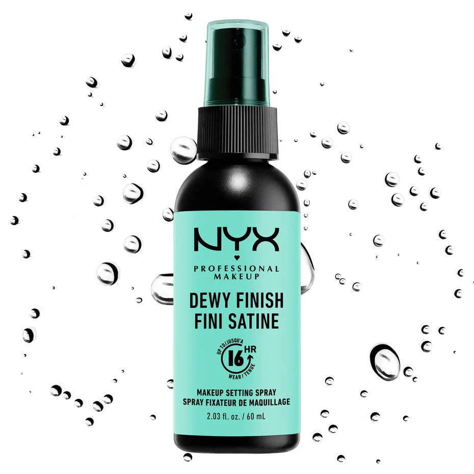 NYX Professional Makeup - بخاخ تثبيت المكياج بإنهاء ساتيني مشرق 60 مل