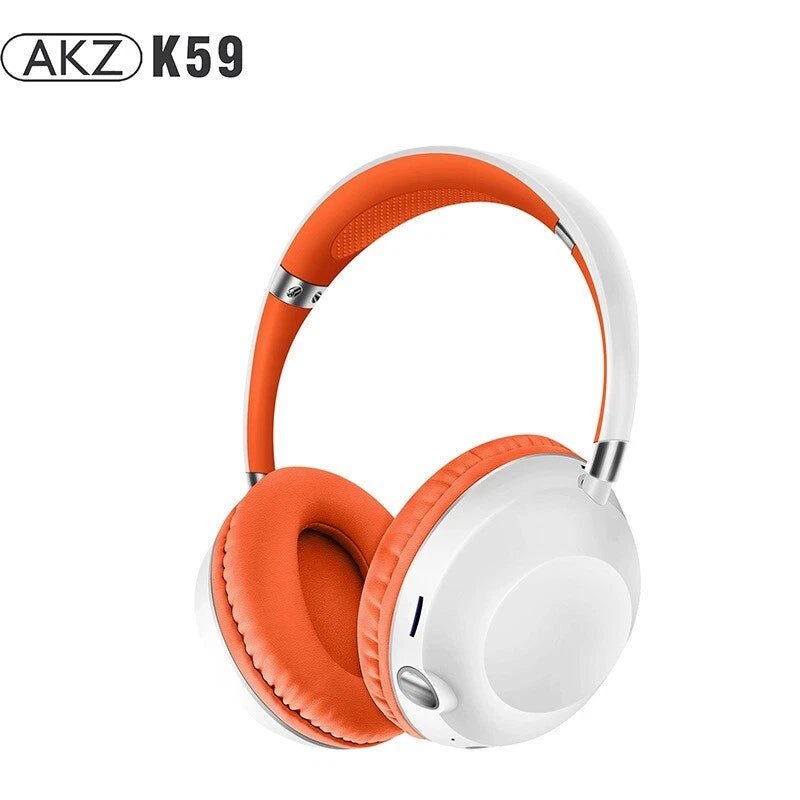 سماعة رأس AKZ لاسلكية بلوتوث K59 مع ميكروفون ومدخل AUX