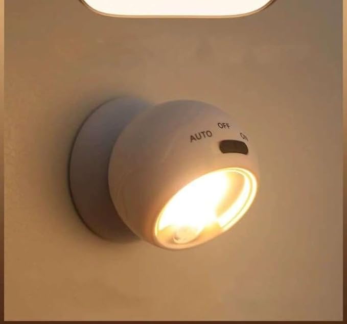 مصباح LED ليلي مغناطيسي باللمس للتثبيت دون حفر