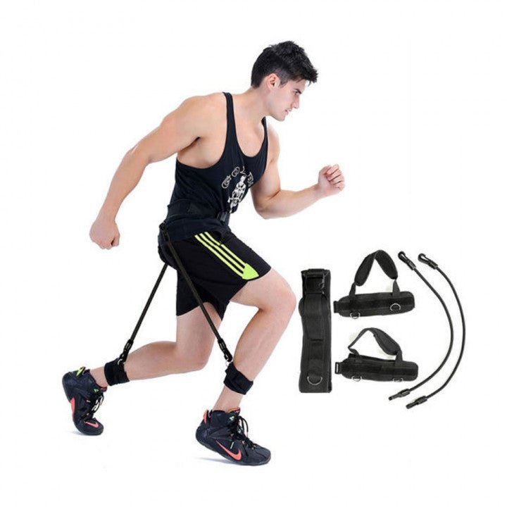 مدرب القفز العمودي أندورس بأحزمة مقاومة