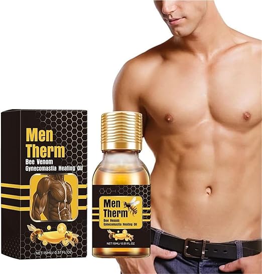 زيت مساج Men Therm للرجال بخلاصة سم النحل وإحساس دافئ 15 مل