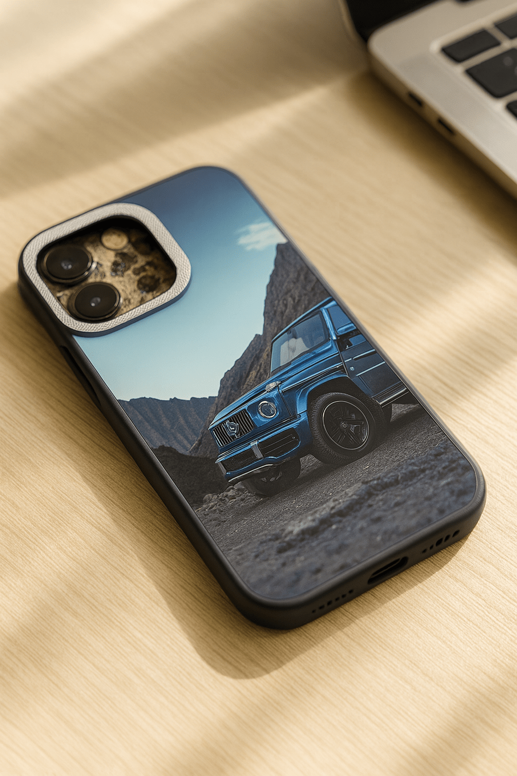 كفر آيفون فاخر بتصميم G-Wagon جبلي مقاوم للصدمات
