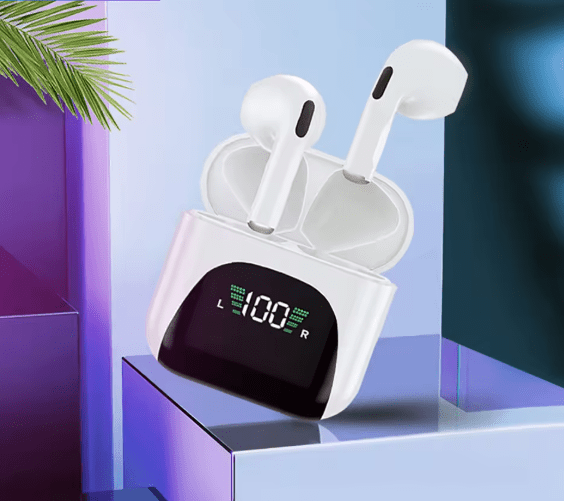 سماعات أذن لاسلكية بتقنية Bluetooth وصوت ستيريو عالي الدقة