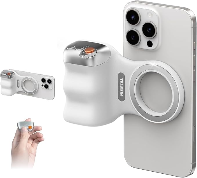 قبضة TELESIN Fun Shot مغناطيسية للجوال متوافقة مع MagSafe