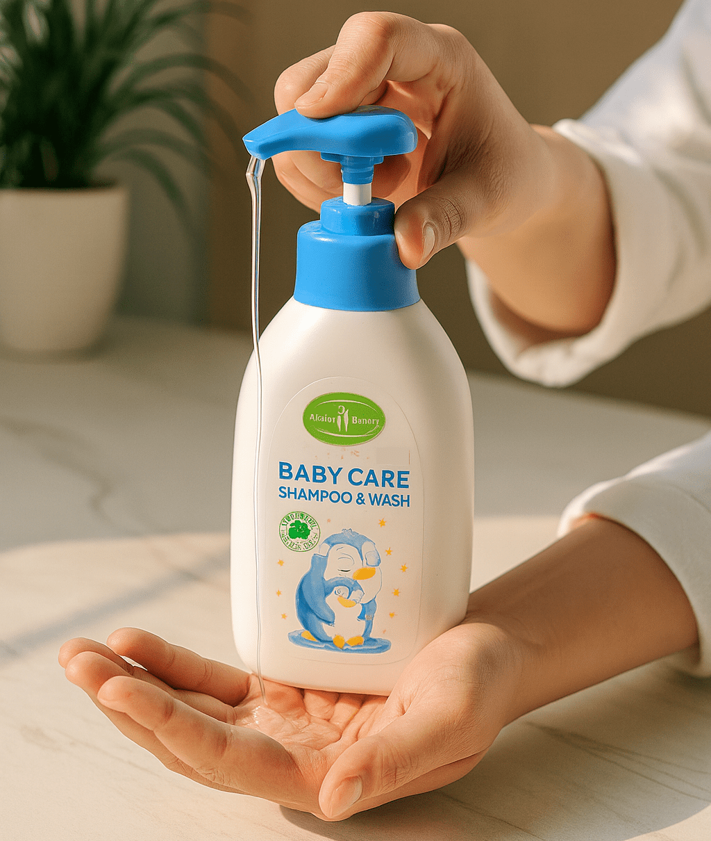شامبو وغسول أطفال Aichun Beauty 2 في 1 – 300 مل