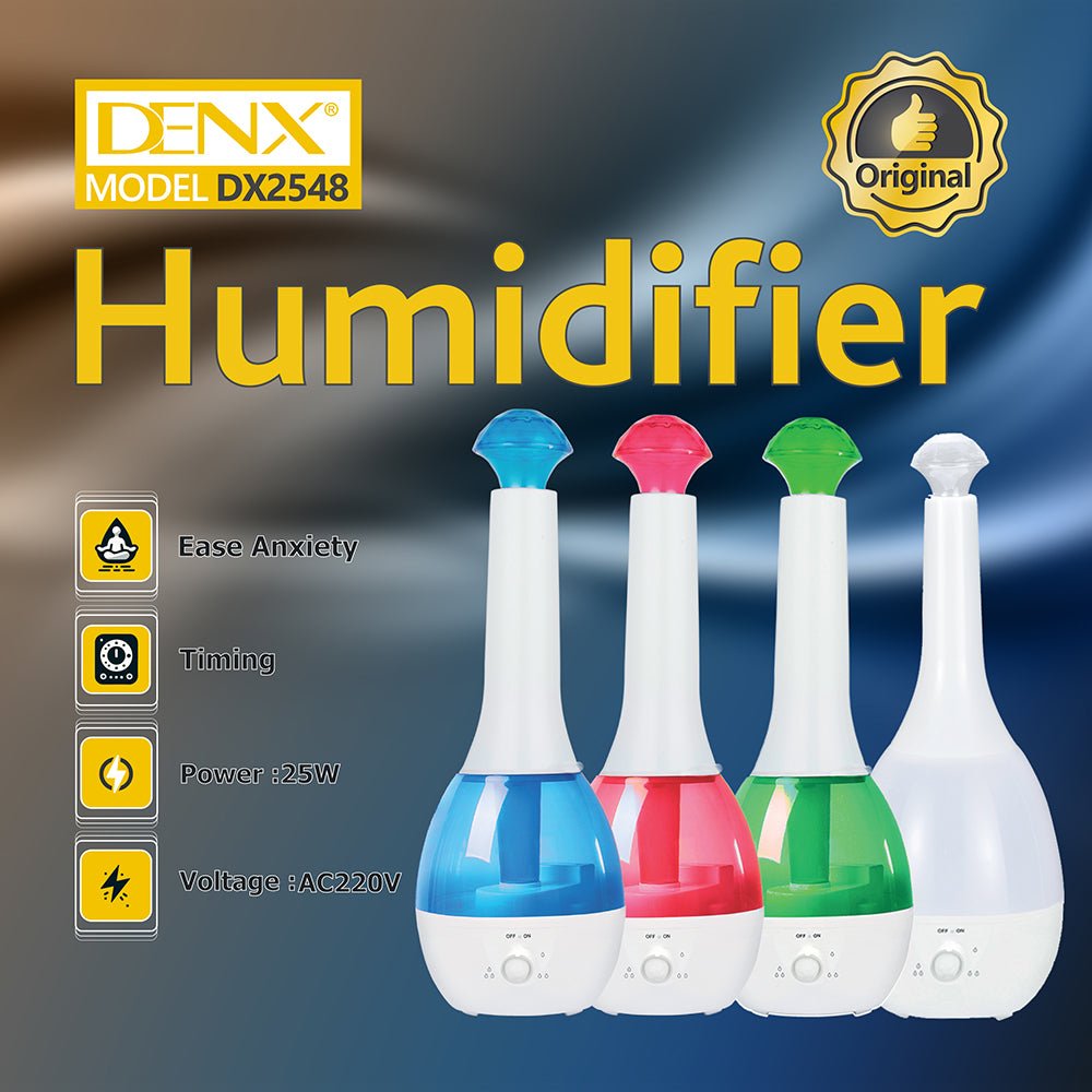 مرطب هواء DENX DX2548 بتصميم أنيق ومؤقت تشغيل