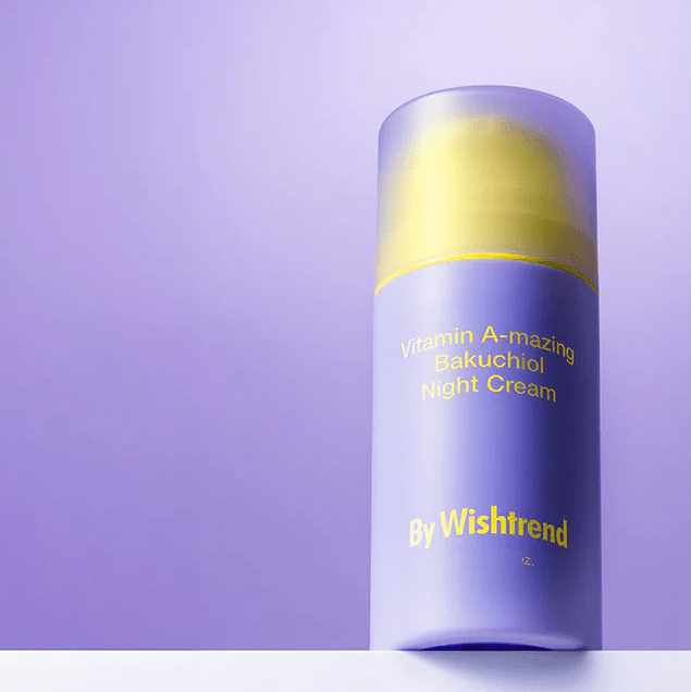 كريم By Wishtrend بفيتامين A والباكوشيول للعناية الليلية