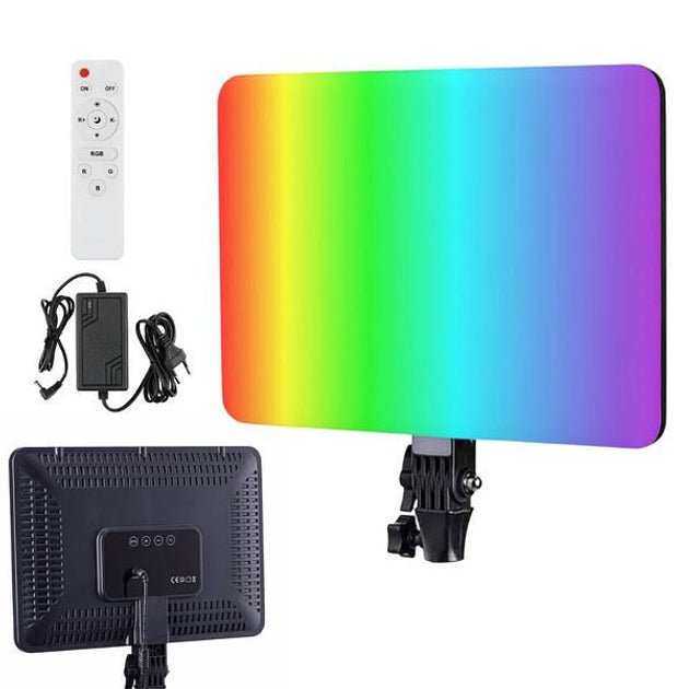 إضاءة تصوير LED احترافية RGBW مع شاشة LCD PM-36