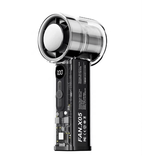 مروحة تبريد محمولة عالية السرعة قابلة للشحن USB FAN-X05