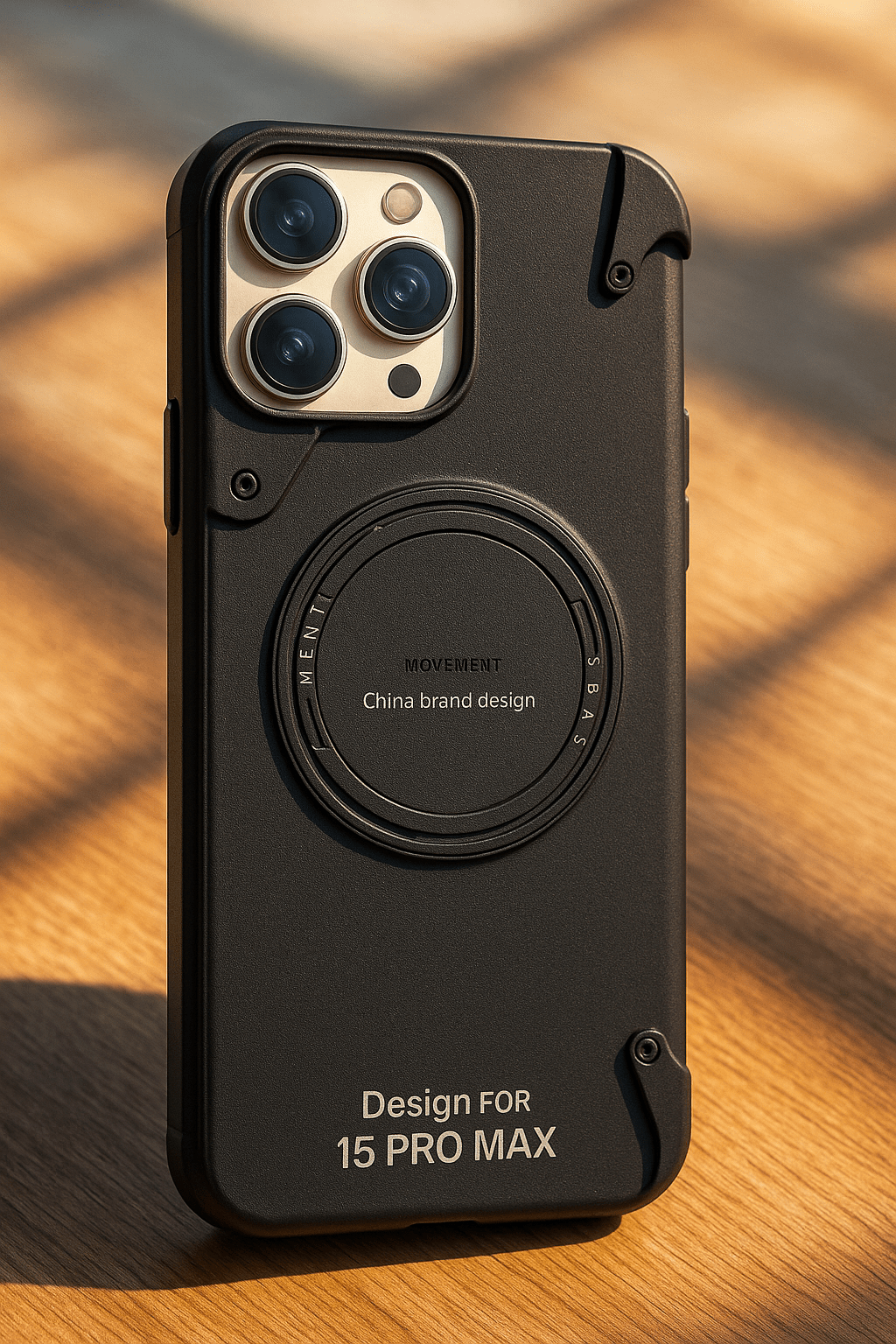 كفر حماية منزلق للكاميرا لهاتف iPhone 15 Pro Max