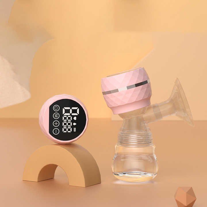 شفاط حليب كهربائي قابل للشحن USB بشاشة لمس وتصميم هادئ