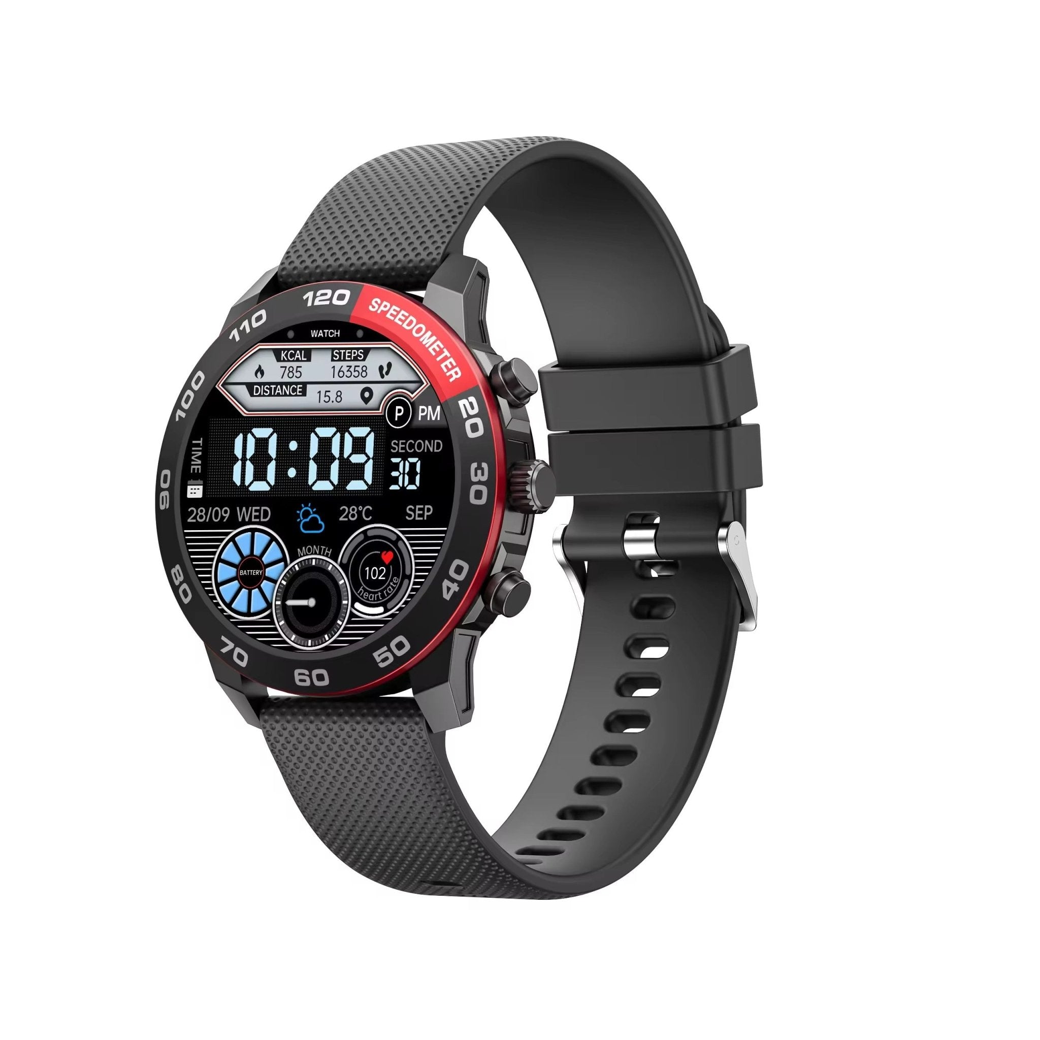 ساعة HEPU HP-G26 الذكية الرياضية مع مكالمات بلوتوث ومقاومة IP68