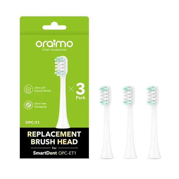 رؤوس فرشاة أسنان كهربائية Oraimo SmartDent - 3 قطع