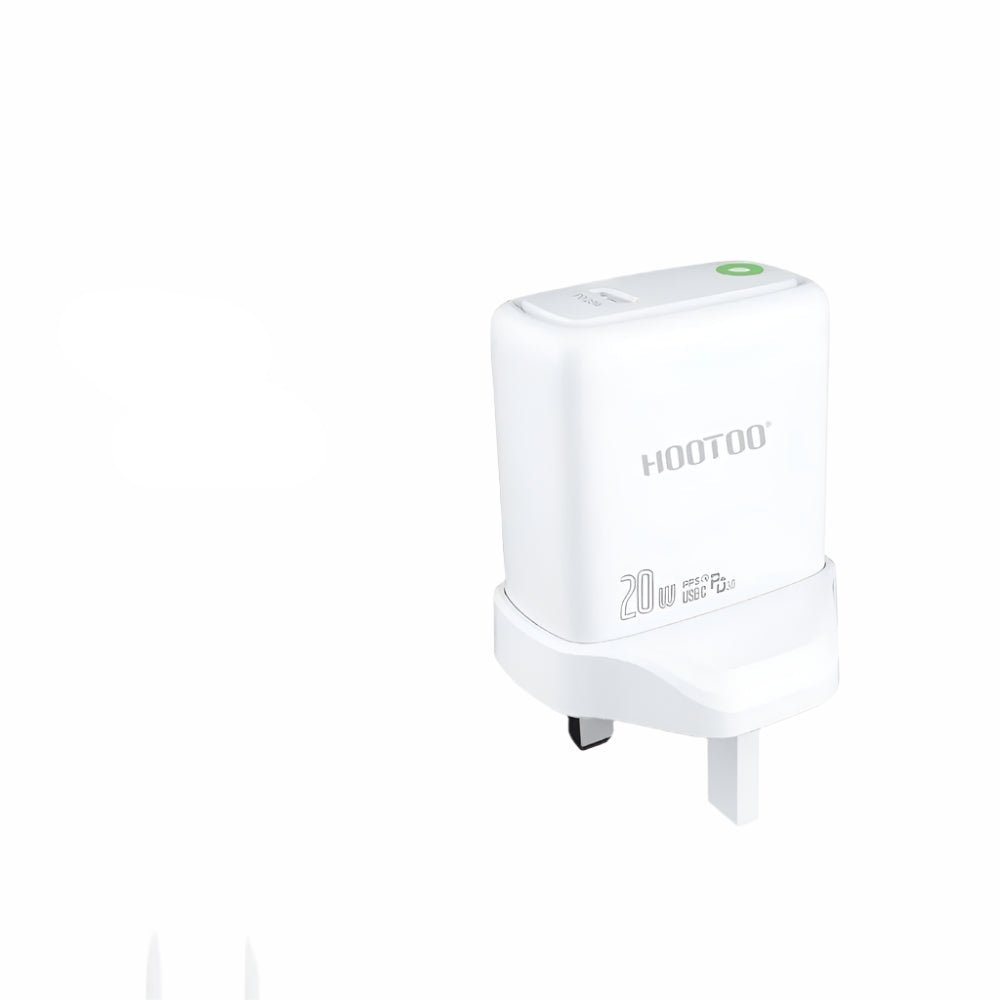 شاحن جداري هوتو Hootoo بقدرة 20 واط USB-C