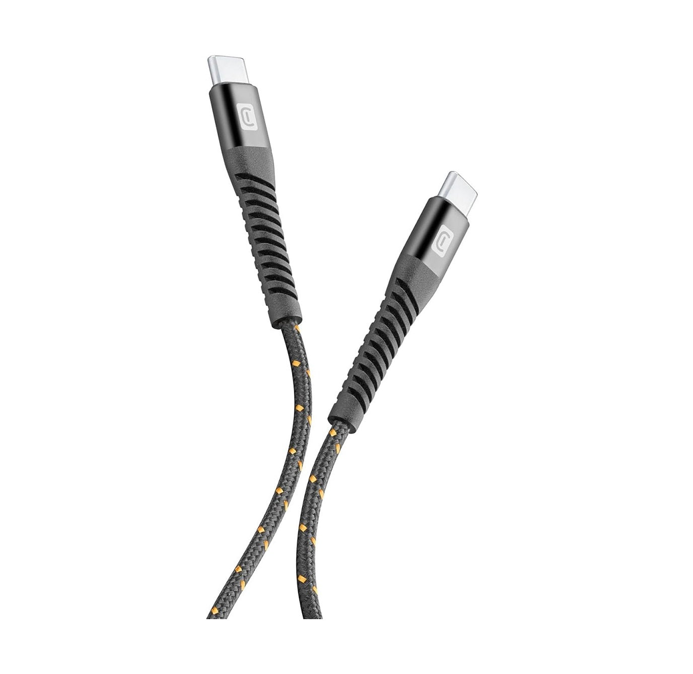 كيبل بيانات وشحن Cellular Line USB-C أصلي بموصلات معدنية متينة