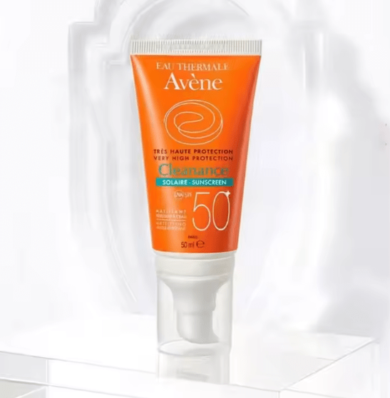 كريم أفين كلينانس واقي شمس للوجه SPF50 سعة 50 مل
