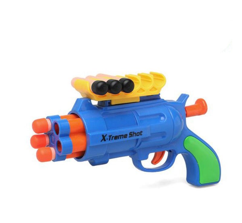 مسدس سهام إسفنجية X-Treme Shot للأطفال للعب الحركي