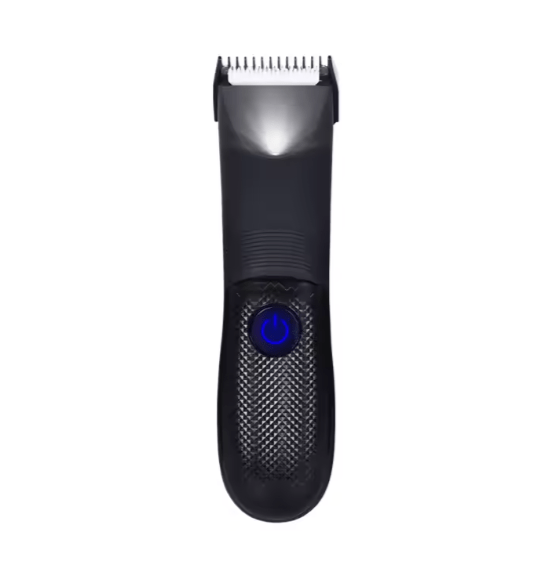 ماكينة تشذيب كيمي LED قابلة للشحن USB باللون الأسود