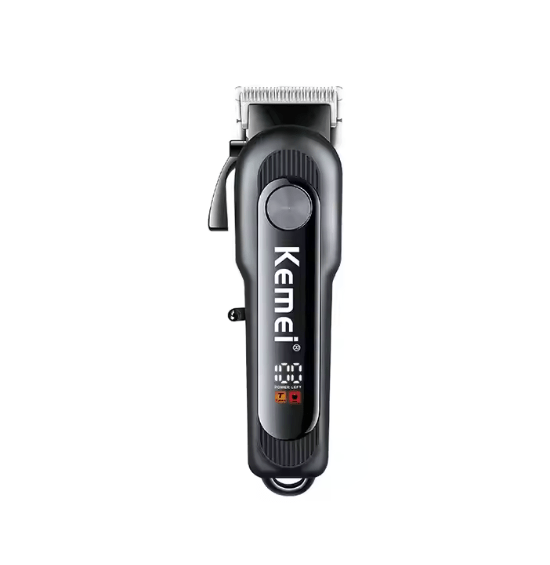 ماكينة حلاقة شعر احترافية Kemei KM-1132 بشحن USB وشاشة LED