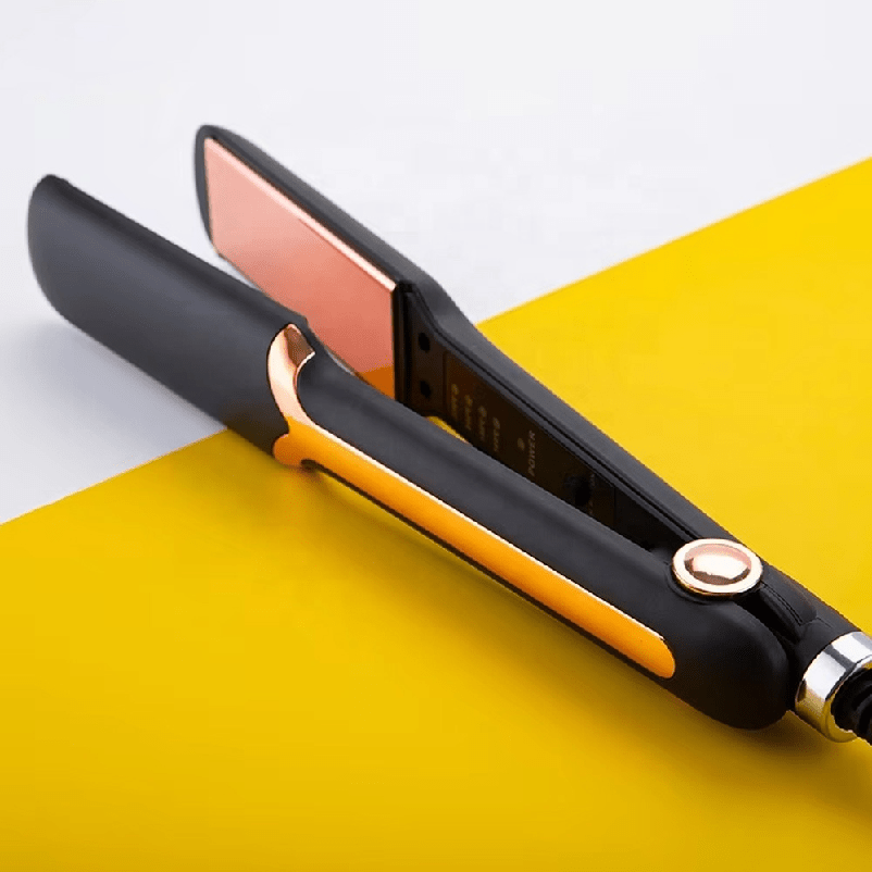 مكواة شعر Glam Iron بلوحات سيراميك وحرارة قابلة للتعديل