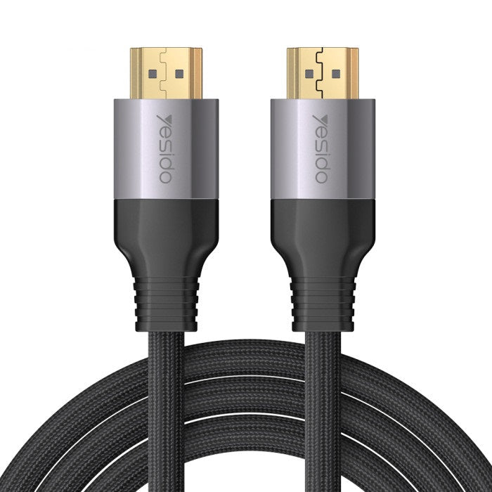 كيبل HDMI نايلون 4K من Yesido لنقل الصوت والصورة