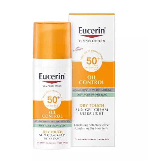 كريم جل واقي شمس يوسيرين أويل كنترول SPF50+ للبشرة الدهنية