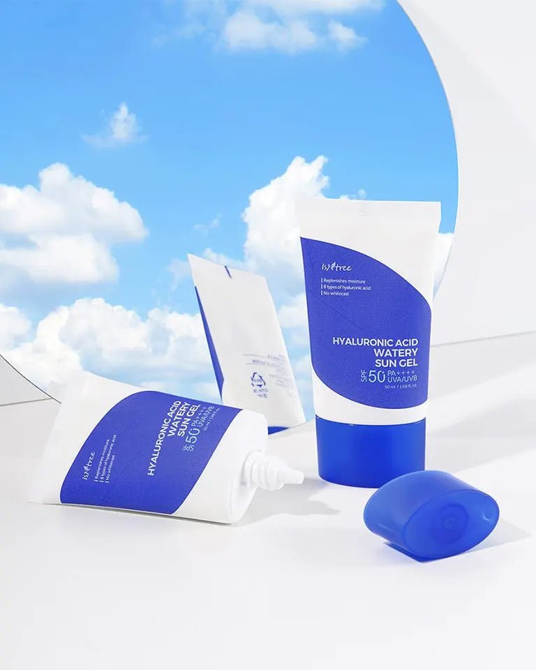 جل واقي شمس هيالورونيك أسيد مائي SPF 50 للوجه