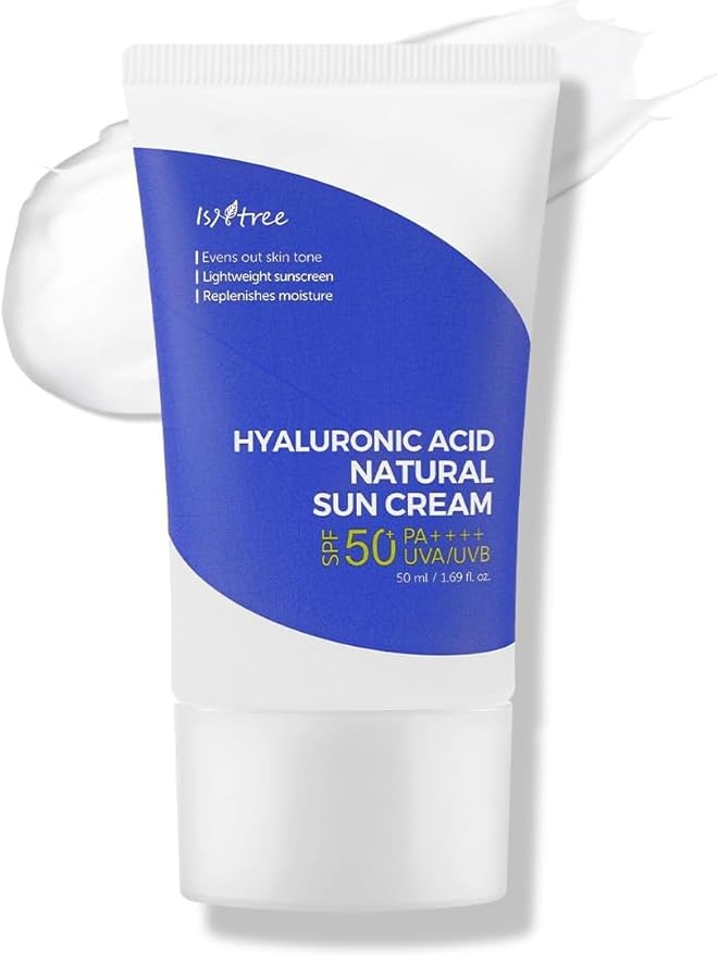 كريم واقي شمس بحمض الهيالورونيك SPF 50 للوجه 50 مل