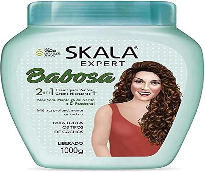 كريم بابوسا 2 في 1 للشعر بالصبار من سكالا 1000 جم