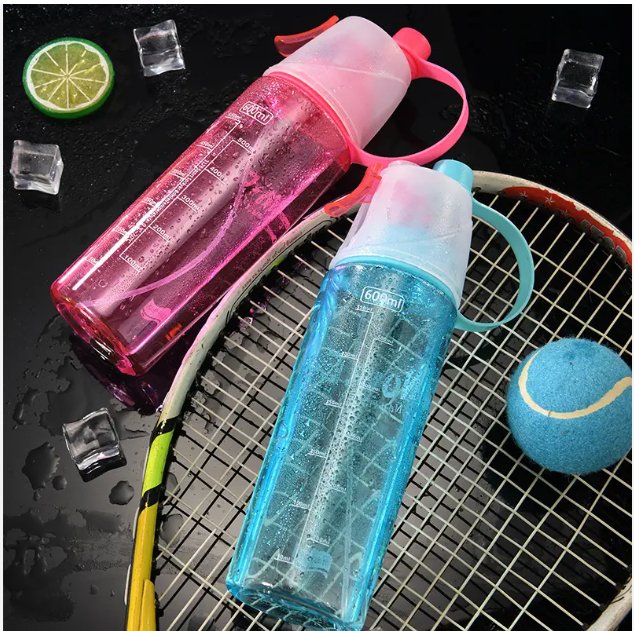 زجاجة مياه handy cup مع كوب للسفر والاستخدام اليومي