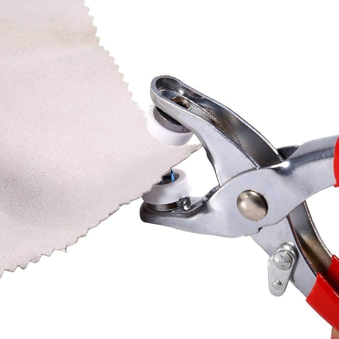 كماشة تركيب أزرار كبس للملابس والحقائب مع مسامير إغلاق