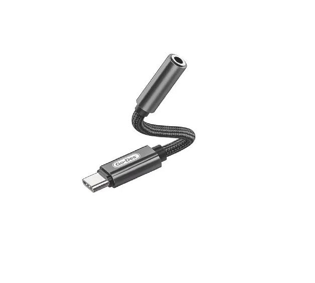 محول صوت USB-C إلى 3.5 مم للسماعات السلكية من Go-Des