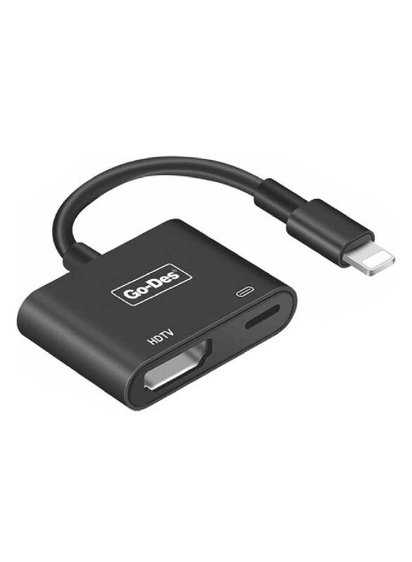 محول فيديو 2 في 1 بمخرجي HDMI وVGA للأجهزة المتوافقة