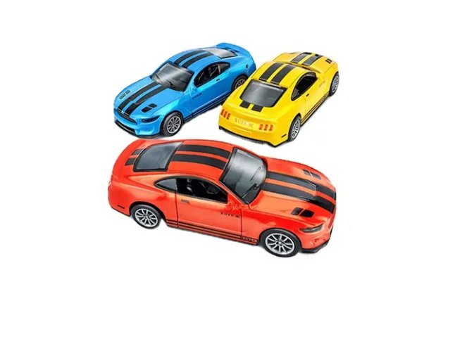 سيارة سباق معدنية صغيرة Fast Racer للأطفال بتصميم رياضي