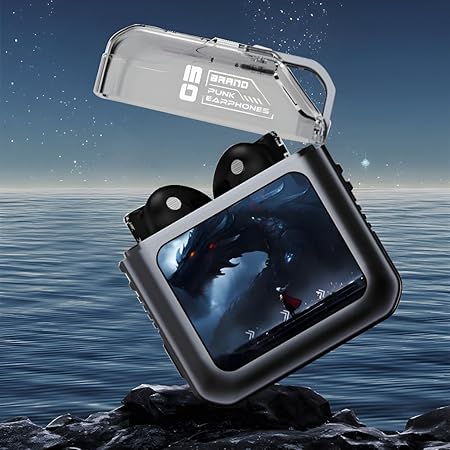سماعات أذن ذكية بشاشة LCD لعرض البطارية