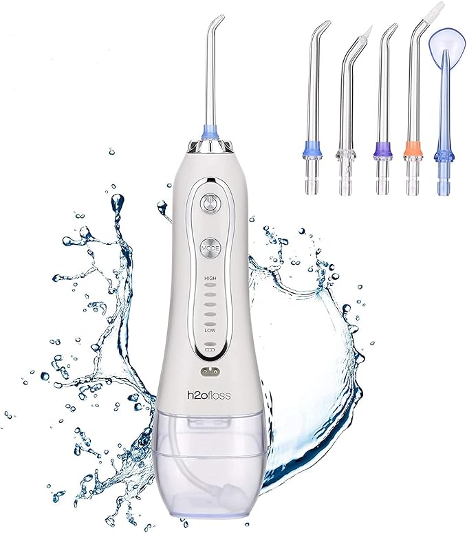 جهاز تنظيف الأسنان المائي H2O Oral Irrigator متعدد الألوان