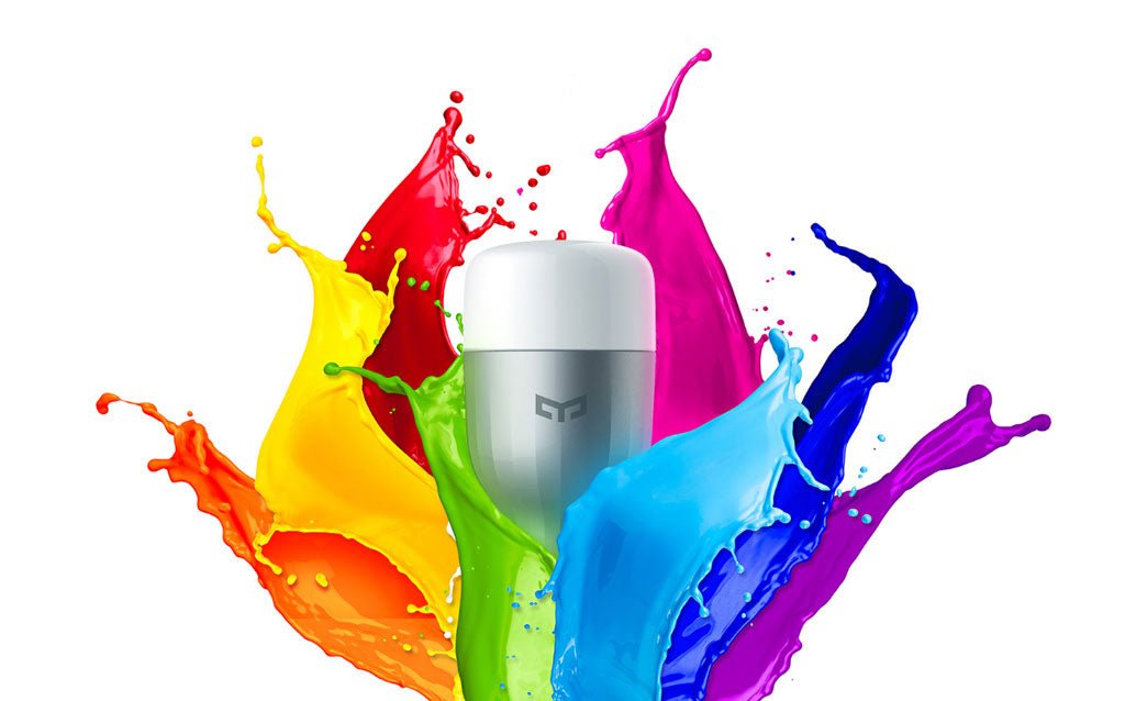 مصباح LED ذكي متعدد الألوان بقاعدة E27 وتحكم عبر Wi‑Fi