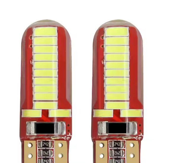 لمبات LED للسيارات 12 فولت متعددة الألوان مع Canbus