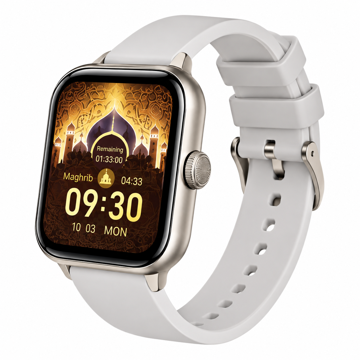 ساعة iQIBLA QWatch 6 الذكية لمواقيت الصلاة واتجاه القبلة