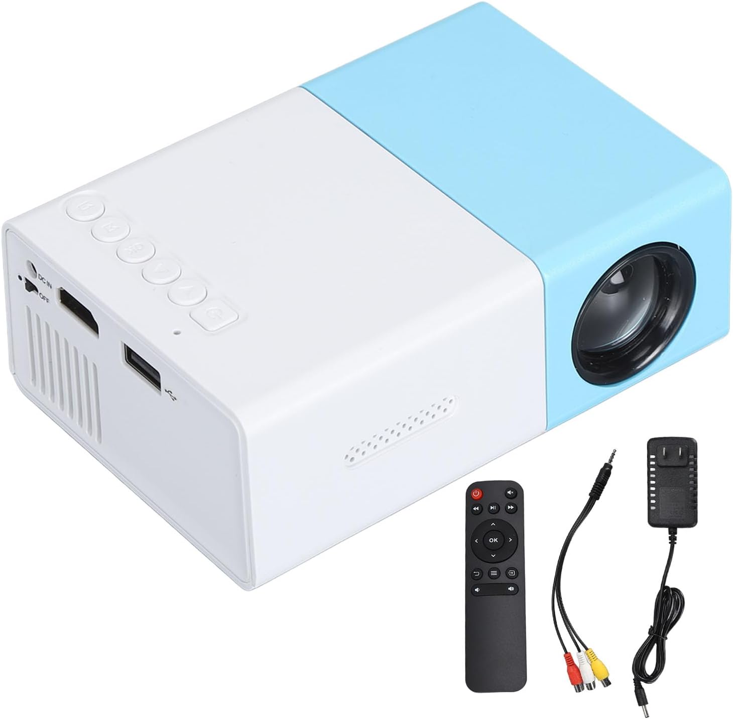 جهاز عرض LED محمول صغير بدعم HD ومكبر صوت