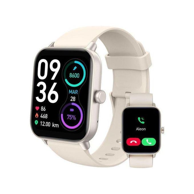 ساعة Smartbarry HU88 الذكية بشاشة 2.2 بوصة و3 أساور