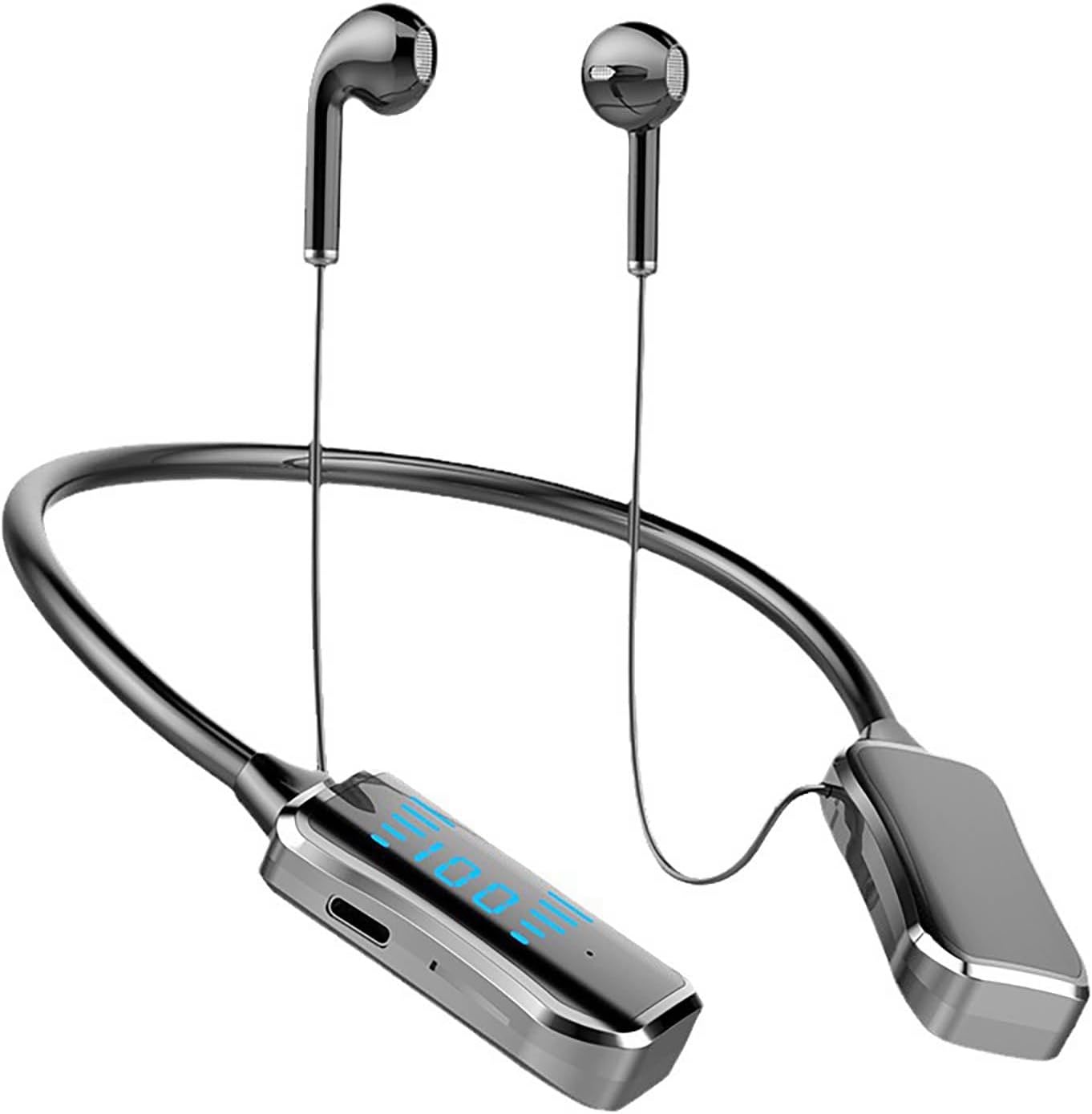 سماعة لاسلكية حول الرقبة بصوت Hi-Fi وشحن Type-C