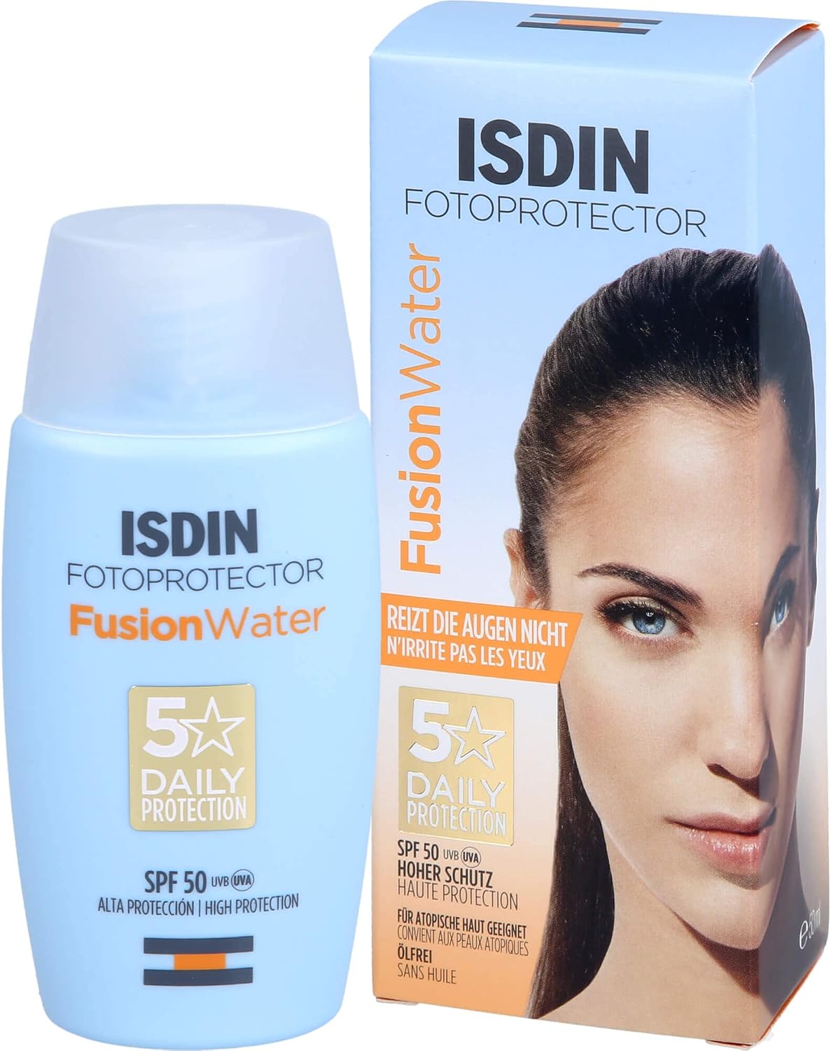 واقي شمس ISDIN FusionWater SPF 50 للوجه – 50 جم