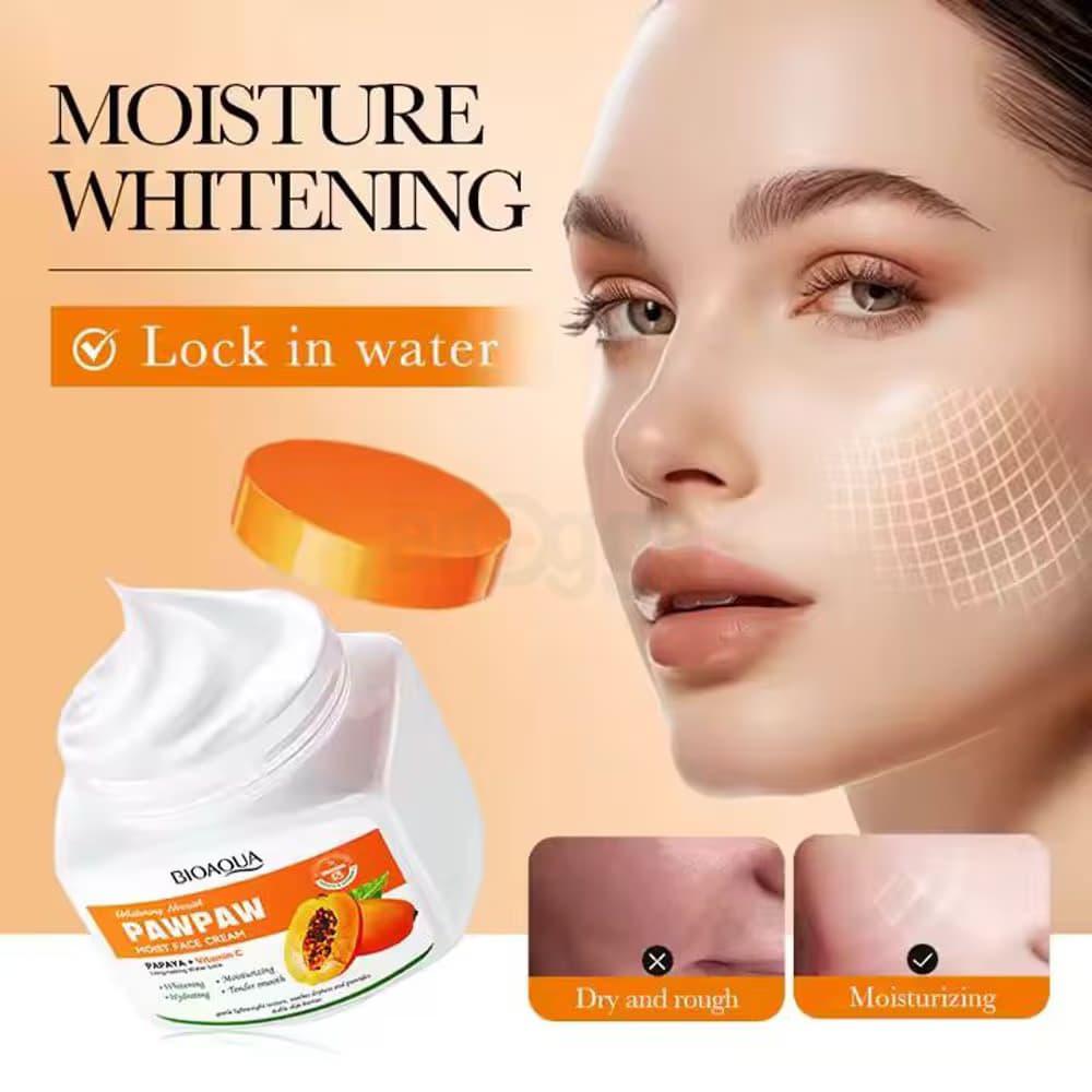 كريم BIOAQUA Pawpaw للوجه بالبابايا وفيتامين C - 300 جم