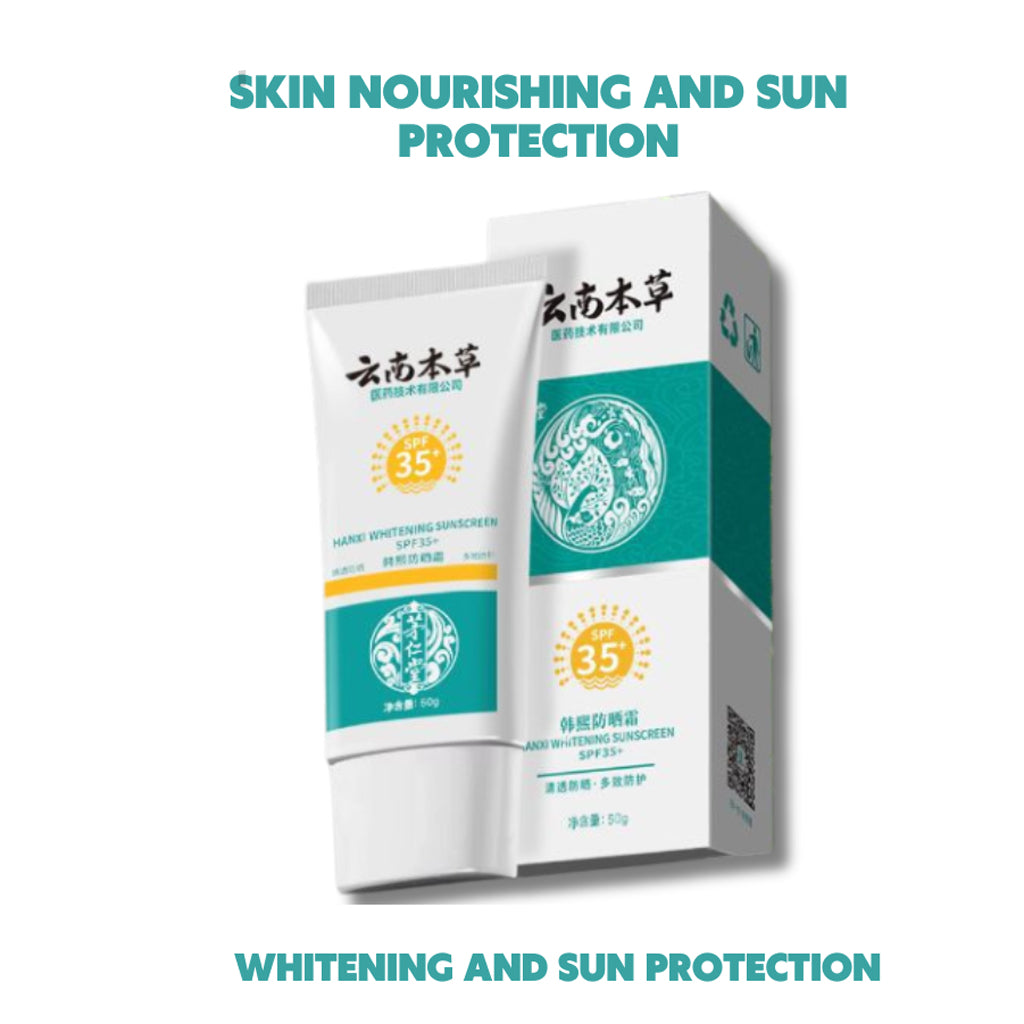 واقي شمس هانكسي SPF35+ للتفتيح والعناية بالبشرة 50 جم
